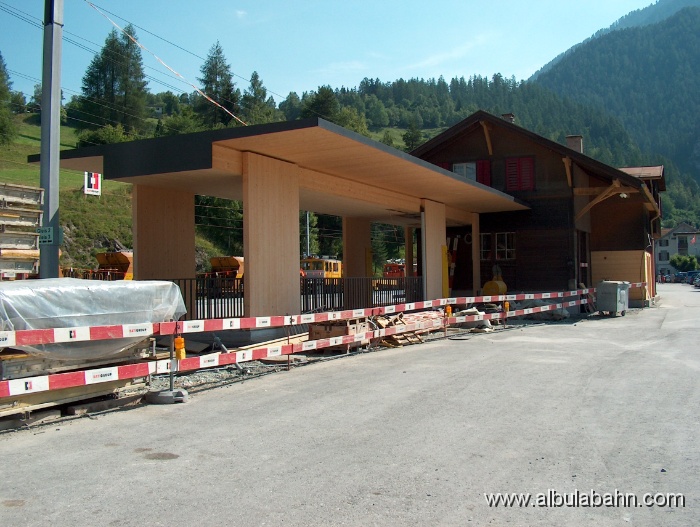 HPIM1530.JPG - Baustelle Bahnhof Filisur