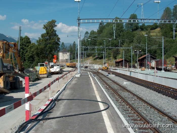 HPIM1531.JPG - Baustelle Bahnhof Filisur