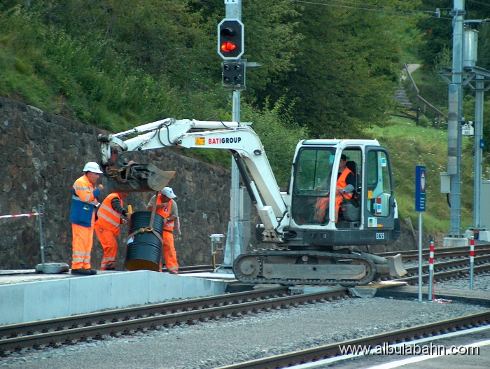 HPIM3952.JPG - Baustelle Bahnhof Filisur